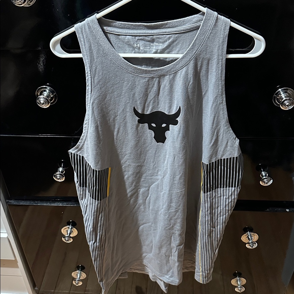 Project rock Gray Tank Top